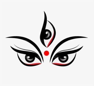 Maa Durga Eyes Png, Transparent Png, Free Download