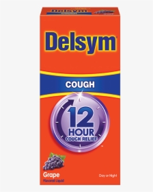 Delsym® 12 Hour Cough Relief - Delsym Cough Grape, HD Png Download, Free Download