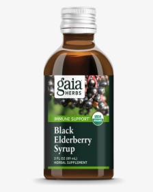 Gaia Herbs Black Elderberry Syrup, HD Png Download, Free Download