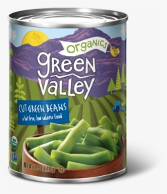 Transparent Green Bean Png - Green Valley Organics Corn, Png Download, Free Download