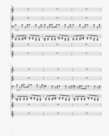 Call Out My Name The Weekend Piano Notes, HD Png Download, Free Download