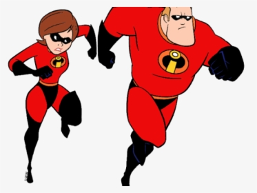 The Incredibles Clipart Mrs - Mr And Mrs Incredible Clipart, HD Png Download, Free Download