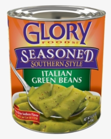 Glory Foods Seasoned Italian Green Beans - Glory Foods Seasoned Southern Style Collard Greens, HD Png Download, Free Download