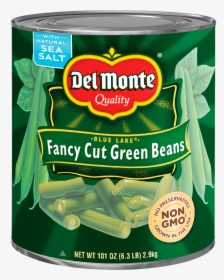 Del Monte® Blue Lake® Fancy Cut Green Beans - #10 Can Green Beans, HD Png Download, Free Download