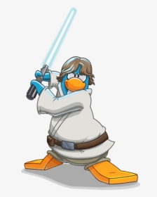 Jedi Wiki Fandom Powered By Wikia - Club Penguin Star Wars Luke, HD Png Download, Free Download