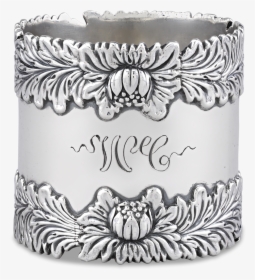 Chrysanthemum Sterling Silver Napkin Ring By Tiffany - Birthday Cake, HD Png Download, Free Download