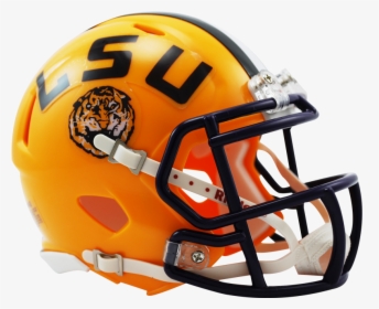 Louisiana State Speed Mini Helmet - Lsu Football Helmet, HD Png Download, Free Download