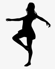 Dance Silhouette Clip Art - Dancing Woman Icon Png, Transparent Png, Free Download