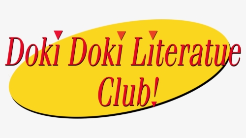Doki Doki Literatue Club Text Font Yellow - Seinfeld Sbubby, HD Png Download, Free Download