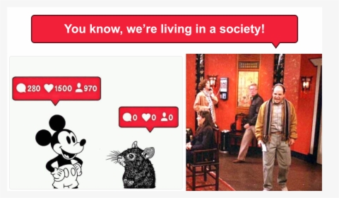 We Live In A Society Mouse, HD Png Download, Free Download