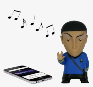 Spock Bluetooth® Figure Speaker With Sound Effects"  - Spock, HD Png Download, Free Download