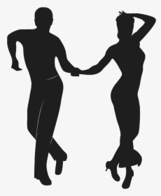 Couple Dancers Silhouette - Cha Cha Cha Dance Silhouette, HD Png Download, Free Download