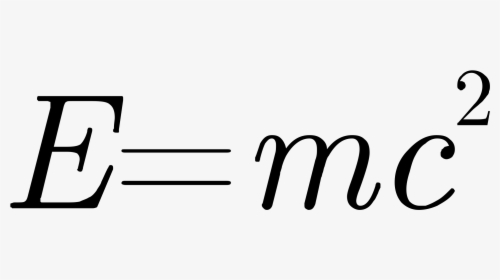 Equation Of E=mc^2 - Albert Einstein Formula Png, Transparent Png, Free Download