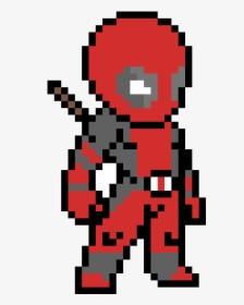 Deadpool Pixel Art Png, Transparent Png, Free Download