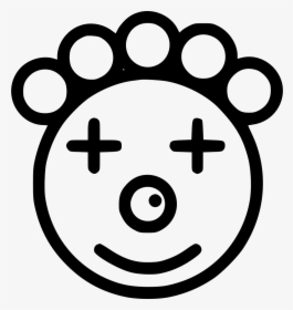 Clown Face - Impressed Icon, HD Png Download, Free Download