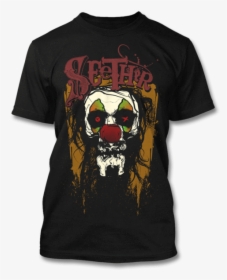 Clown Face T-shirt - Horror, HD Png Download, Free Download