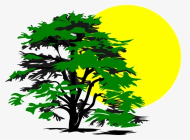 Trees Clipart Black, HD Png Download, Free Download