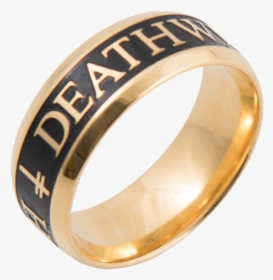 Divine Gold Ring - Deathwish Divine Gold Ring, HD Png Download, Free Download