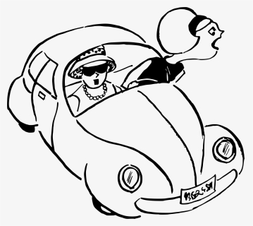 Surprised Driver - Clip Art, HD Png Download, Free Download