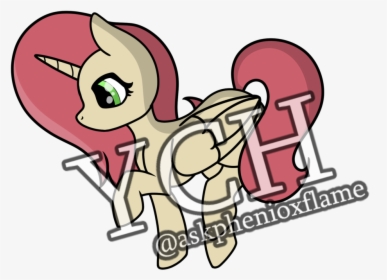 Alicorn, Commission, Example, Pegasus, Png, Safe, Simple - Cartoon, Transparent Png, Free Download