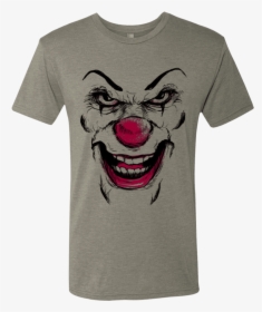 Clown Face Men"s Triblend T-shirt - Clown T Shirt, HD Png Download, Free Download