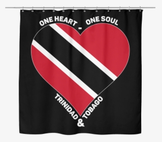 Trinidad & Tobago Shower Curtain - Trinidad And Tobago Flag, HD Png Download, Free Download