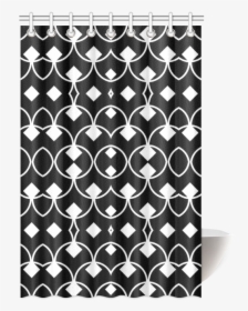 Black And White Pattern 4416 Shower Curtain 48"x72" - Polka Dot, HD Png Download, Free Download
