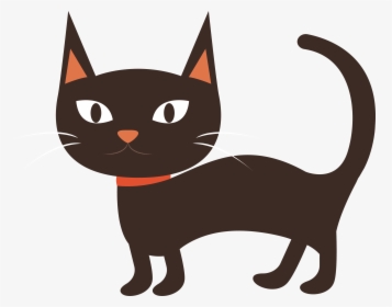 Transparent Black Cat Clipart Png - 黑 貓 卡通, Png Download, Free Download
