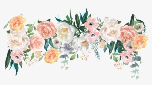 Transparent Painted Flowers Png - Free Printable Floral Banners, Png Download, Free Download