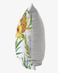 Tropical Plants Flowers Pineapple Pillow Graphic Art - Throw Pillow, HD Png Download, Free Download