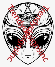 Transparent Alien Face Png - Illustration, Png Download, Free Download