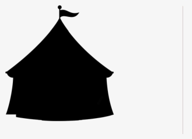 Carnival Circus Tent Png Free Clipart - Circus Tent Clipart Silhouette, Transparent Png, Free Download
