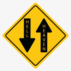 Right Lane Ends Sign, HD Png Download, Free Download