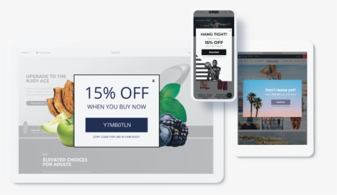 Exit Offer Pop-ups - Ecommerce Promos, HD Png Download, Free Download