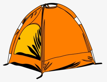 Tent Camping Campsite Sleeping Bags Circus Clipart - Camping Tent Clipart, HD Png Download, Free Download