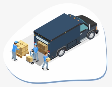 Products Images"  Itemprop="image - Truck Unloading Boxes Illustration, HD Png Download, Free Download