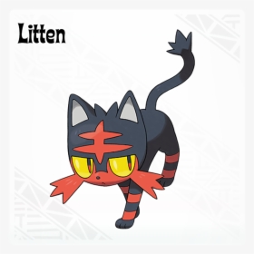 Pokemon Litten - Pokemon Sun And Moon Starters, HD Png Download, Free Download