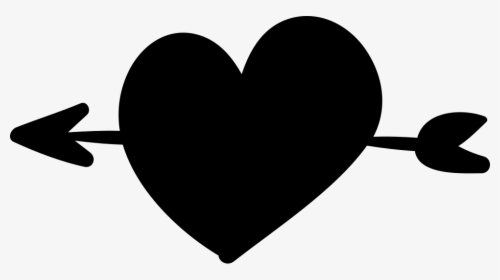 Heart Computer Icons Arrow Symbol - Silueta Corazon Png, Transparent Png, Free Download