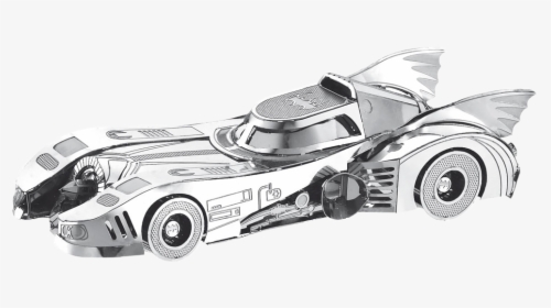 Drawn Race Car Batmobile - Batmobile Dawn Of Justice 3d Metal Puzzle, HD Png Download, Free Download
