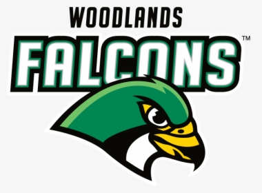 Woodlands Middle/high School Falcon Newspaper - Woodlands Falcons Logo, HD Png Download, Free Download