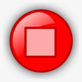 Small Red Stop Button, HD Png Download, Free Download