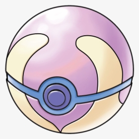 Captura Pokémon Y Pokéballs Sana Ball %28ilustraci%c3%b3n%29 - Pokemon Heal Ball, HD Png Download, Free Download