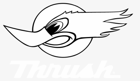 Thrush Logo Black And White - Thrush Logo, HD Png Download, Free Download