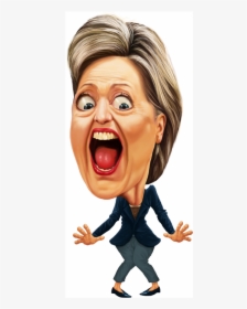 Caricature Hilary Clinton, HD Png Download, Free Download