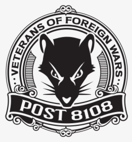 Vfw Logo Black And White Png Vfw Logo Black And White - Emblem, Transparent Png, Free Download