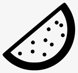 Watermelon Slice Tree - Watermelon Black And White Png, Transparent Png, Free Download