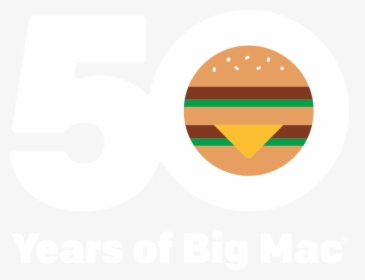 50 Years Of Big Mac - 50 Year Of Big Mac, HD Png Download, Free Download
