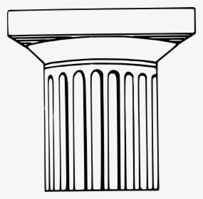 Doric Column Drawing Easy, HD Png Download, Free Download
