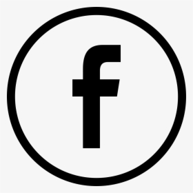 Facebook Logo In Circular Button Outlined Social Symbol Logo