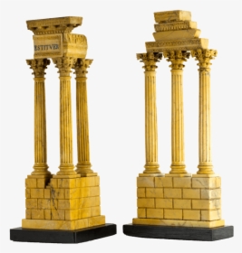 Temples Of Vespasian And Castor & Pollux, Rome - Column, HD Png Download, Free Download
